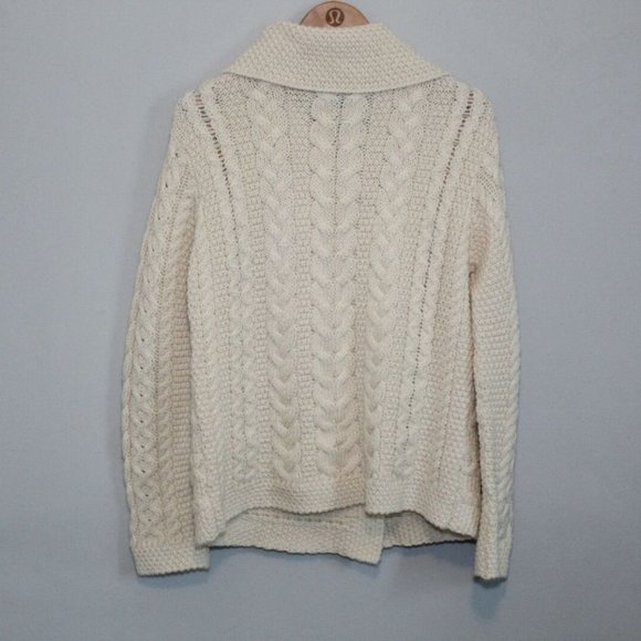 Inis Crafts Cardigan Sweater Cable Knit H11206 - Picture 7 of 7